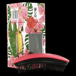 Ikoo Home Blk Fireball NIB Hair Brush Detangler